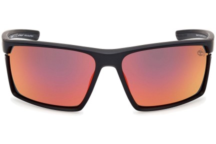 Sunglasses Timberland TB9333 02D Polarized Quadratisch Schwarz