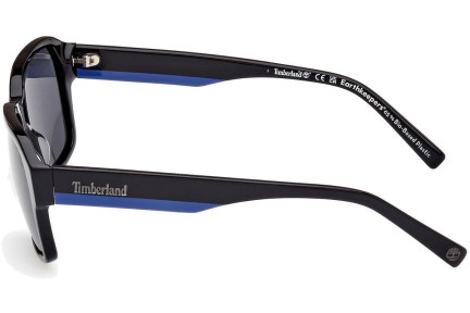 Sunglasses Timberland TB9343 01D Polarized Quadratisch Schwarz