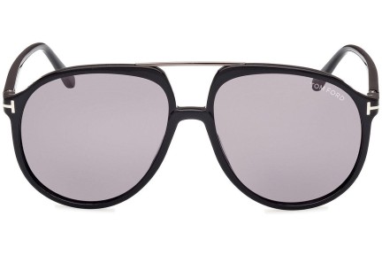 Sunglasses Tom Ford Archie FT1079 01C Pilot Schwarz