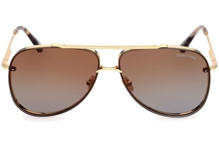 Sunglasses Tom Ford Leon FT1071 30F Pilot Gold