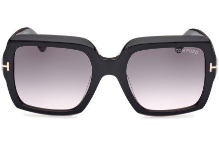 Sunglasses Tom Ford Kaya FT1082 01B Quadratisch Schwarz