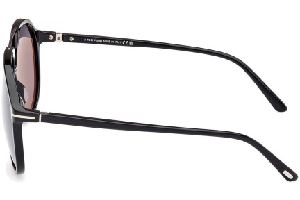 Sonnenbrille Tom Ford Archie FT1079 01C Pilot Schwarz