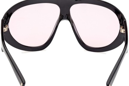 Sonnenbrille Tom Ford Linden FT1094 01Y Monoscheibe | Shield Schwarz