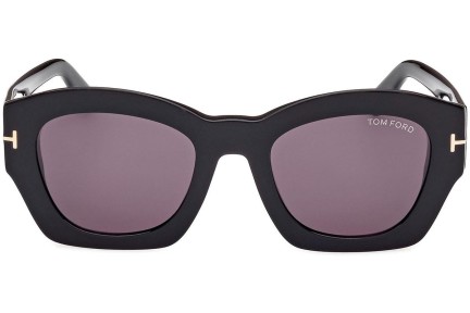 Sonnenbrille Tom Ford Guilliana FT1083 01A Quadratisch Schwarz