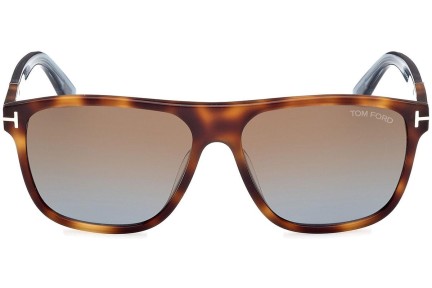 Sunglasses Tom Ford Frances FT1081 53F Quadratisch Havanna