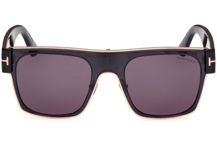 Sunglasses Tom Ford Edwin FT1073 01A Quadratisch Schwarz