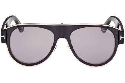 Sunglasses Tom Ford Lyle-02 FT1074 01C Pilot Schwarz