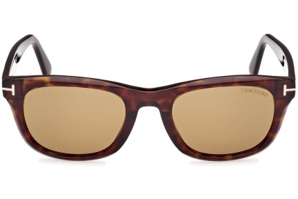 Sonnenbrille Tom Ford Kendel FT1076 52E Quadratisch Havanna