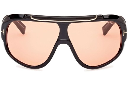 Sunglasses Tom Ford Rellen FT1093 01E Quadratisch Schwarz