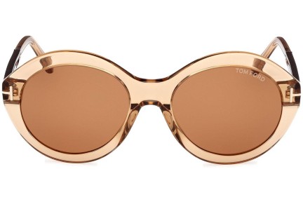 Sunglasses Tom Ford Seraphina FT1088 45E Rund Braun