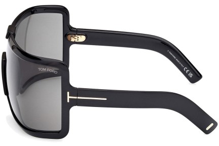 Sonnenbrille Tom Ford Parker FT1118 01A Quadratisch Schwarz