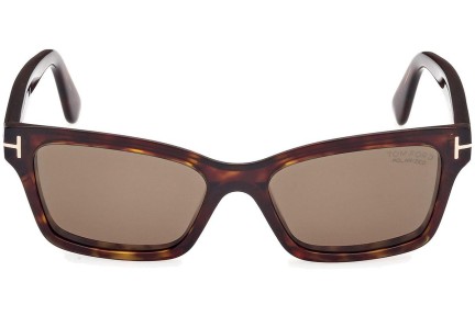 Sonnenbrille Tom Ford Mikel FT1085 52H Polarized Quadratisch Havanna