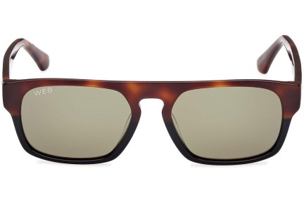 Sonnenbrille Web WE0359 56N Quadratisch Havanna