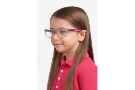 Glasses Polaroid Junior PLDD834 35J Rechteck Rosa