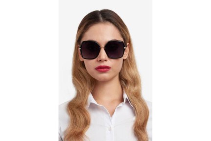 Sonnenbrille Carolina Herrera HER0217/S 2M2/9O Quadratisch Schwarz