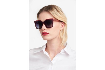 Sunglasses Carolina Herrera HER0249/G/S 0T5/9O Quadratisch Rot