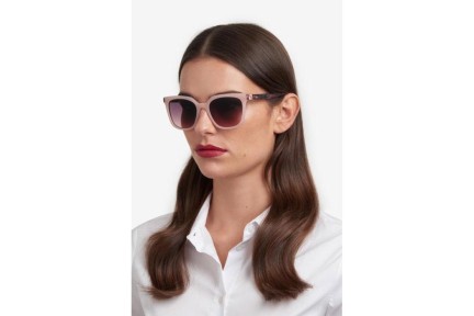 Sonnenbrille Carolina Herrera HER0236/S 1EZ/M2 Quadratisch Rosa