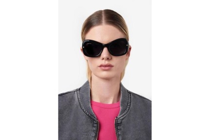 Sunglasses Dsquared2 D20137/S 2M2/IR Quadratisch Schwarz