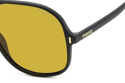 Sonnenbrille Polaroid PLD6217/S 003/MU Polarized Quadratisch Schwarz