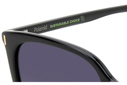 Sunglasses Polaroid PLD6218/S 807/WJ Polarized Quadratisch Schwarz