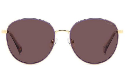 Sonnenbrille Polaroid PLD6215/S/X S9E/KL Polarized Rund Gold