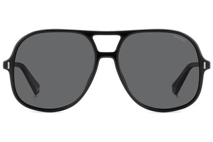 Sonnenbrille Polaroid PLD6217/S 807/M9 Polarized Quadratisch Schwarz