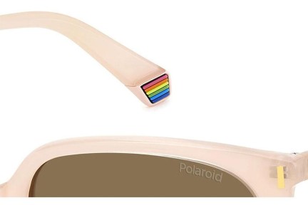 Sonnenbrille Polaroid PLD6218/S 35J/SP Polarized Quadratisch Rosa