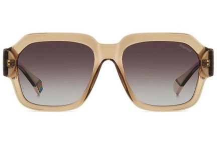 Sonnenbrille Polaroid PLD6212/S/X 10A/LA Polarized Rechteck Beige