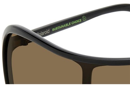 Sonnenbrille Polaroid PLD6216/S 807/SP Polarized Monoscheibe | Shield Schwarz