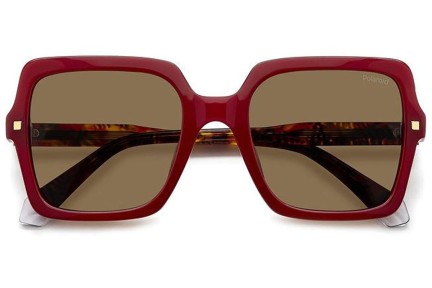 Sonnenbrille Polaroid PLD4165/S/X LHF/SP Polarized Quadratisch Rot