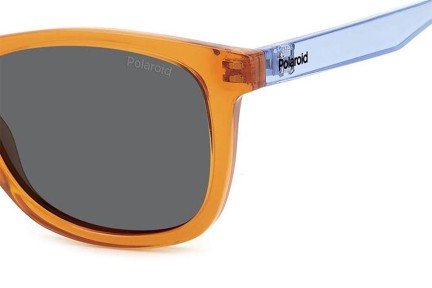 Sonnenbrille Polaroid Junior PLD8060/S L7Q/M9 Polarized Rechteck Orange