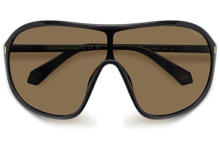 Sonnenbrille Polaroid PLD6216/S 807/SP Polarized Monoscheibe | Shield Schwarz