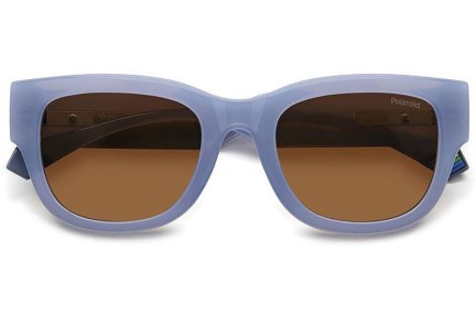 Sonnenbrille Polaroid PLD6213/S/X MVU/HE Polarized Rechteck Blau