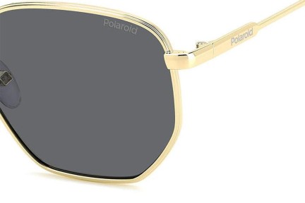 Sunglasses Polaroid PLD6214/S/X 2F7/M9 Polarized Rechteck Gold