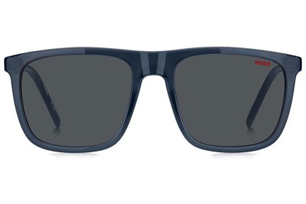 Sunglasses HUGO HG1304/S PJP/IR Flat Top Blau