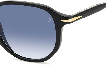 Sunglasses David Beckham DB1140/S 807/08 Rechteck Schwarz