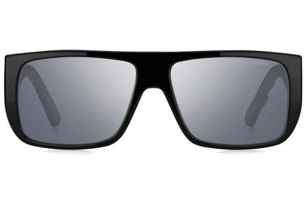 Sunglasses Marc Jacobs MARCLOGO096/S 08A/T4 Flat Top Schwarz