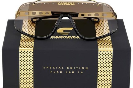 Sunglasses Carrera FLAGLAB16 FG4/86 Monoscheibe | Shield Gold