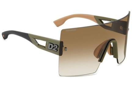 Sonnenbrille Dsquared2 D20126/S XL7/86 Monoscheibe | Shield Grün