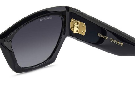 Sonnenbrille Dsquared2 D20132/S 807/9O Cat Eye Schwarz