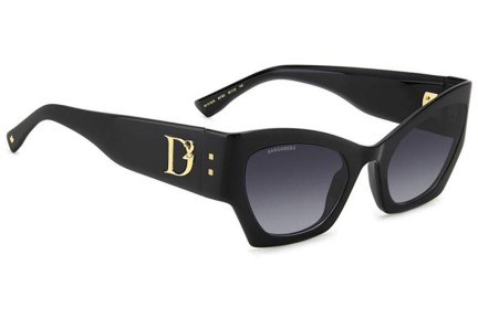 Sonnenbrille Dsquared2 D20132/S 807/9O Cat Eye Schwarz