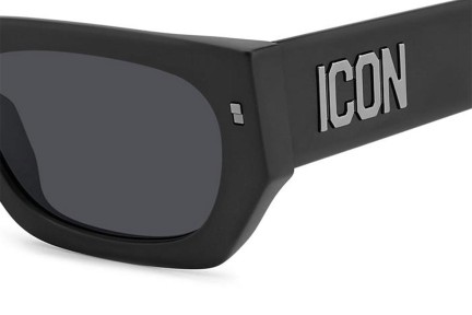 Sonnenbrille Dsquared2 ICON0017/S 003/IR Rechteck Schwarz