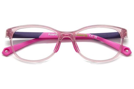 Glasses Polaroid Junior PLDD834 35J Rechteck Rosa