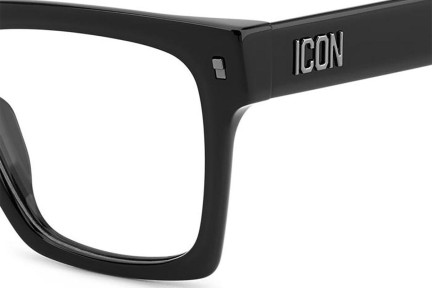 Glasses Dsquared2 ICON0019 807 Rechteck Schwarz