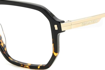 Glasses Dsquared2 D20123 WR7 Quadratisch Schwarz