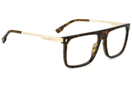 Glasses Dsquared2 D20122 086 Flat Top Havanna