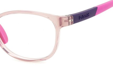 Glasses Polaroid Junior PLDD834 35J Rechteck Rosa