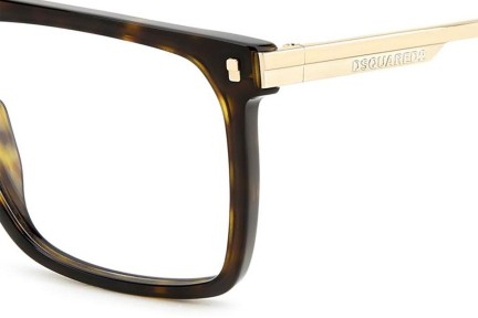 Glasses Dsquared2 D20122 086 Flat Top Havanna