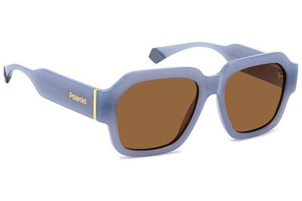 Sonnenbrille Polaroid PLD6212/S/X MVU/HE Polarized Rechteck Blau