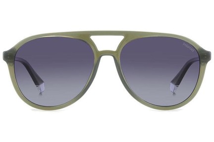 Sonnenbrille Polaroid PLD4162/S 1ED/WJ Polarized Pilot Grün